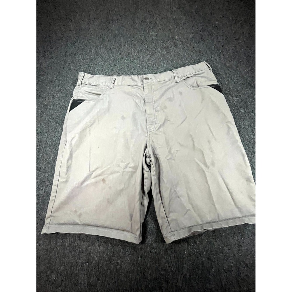 Dickies Chino Shorts Men's Size 42 Gray Relaxed Fit Utility High Rise Workwear